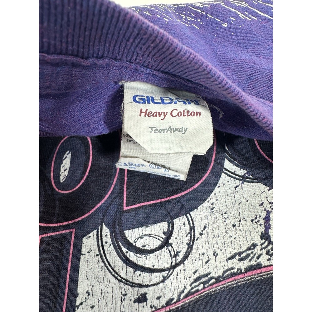 Cooters Dodge Charger T-shirt Garage Size XL General Lee Dukes of Hazzard Purple - Picture 3 of 6